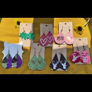 Decorative Leather Earrings - Season Variety Pack